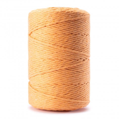 Morelowy 185. Sznurek bawełniany 3mm skręcany pojedyńczy.