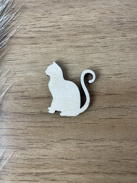 Kotek. Ozdoba, Decor. Materiał sklejka drewniana