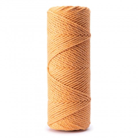 Morelowy 185.   Sznurek bawełniany 3mm skręcany 3PLY. 100mb.