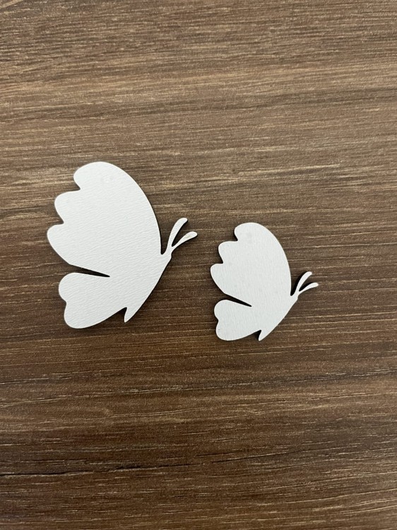 Motylek pełny wzór 1 materiał sklejka drewniana Wielkość 4 x 3 cm
