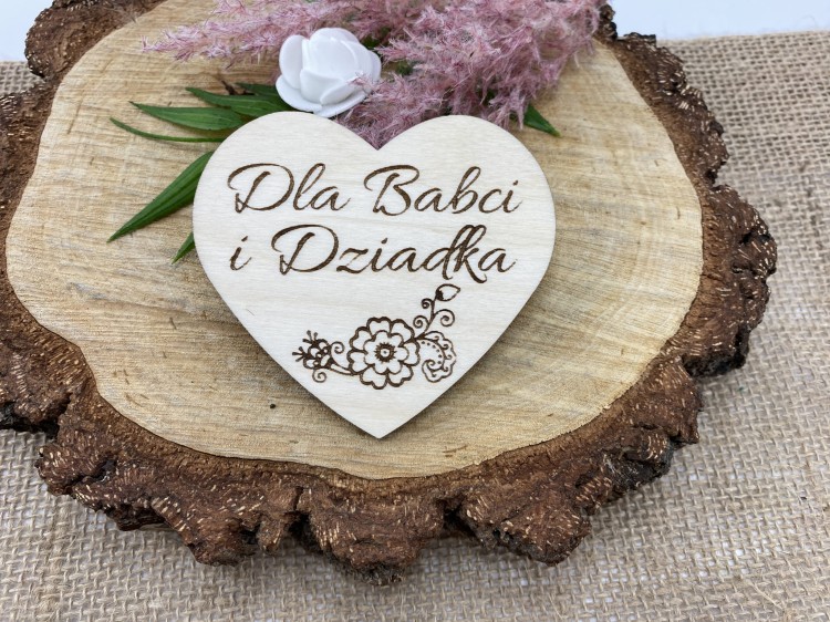serduszko dla babci i dziadka