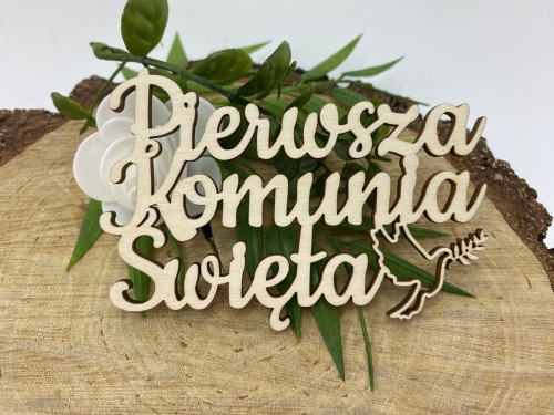 napis-na-komunię-ze-sklejki