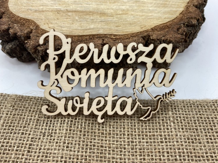 biały napis-na komunię