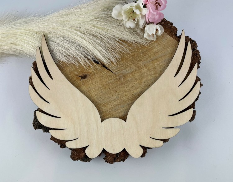 Skrzydełka do aniołka. Wzór 29. Materiał sklejka drewniana