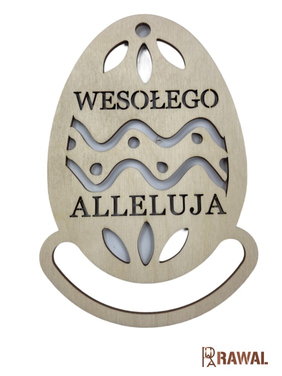 napis wesolego alleluja
