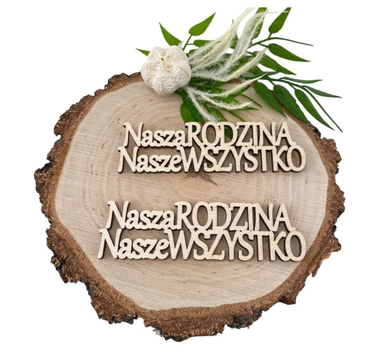napis sentencja