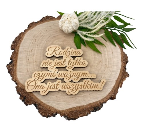 napis do ramki rodzinnej