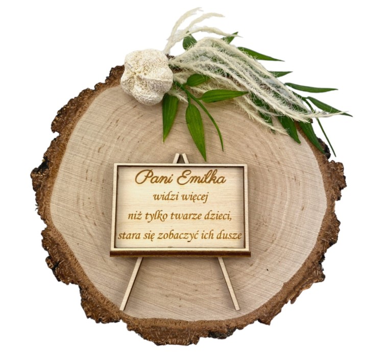 dekor tablica zakonczenie roku