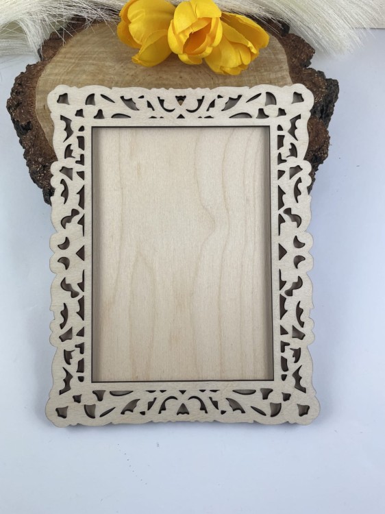 Ramka do wykonania aniołka. Ramka do zdjęcia. Materiał sklejka drewniana
